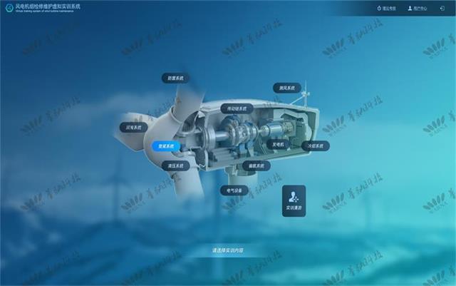 HN-VWS01 風(fēng)電機(jī)組檢修維護(hù)虛擬實(shí)訓(xùn)系統(tǒng)